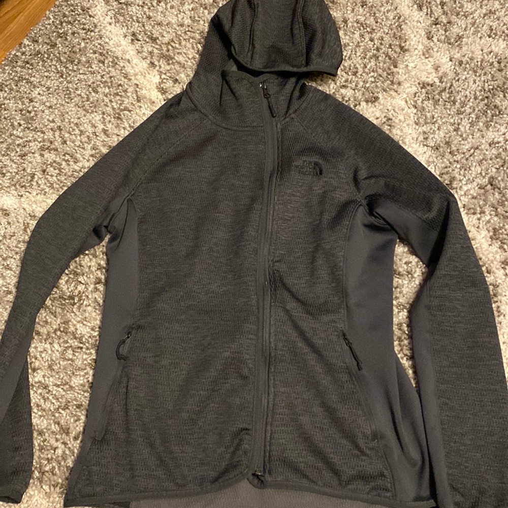 North Face zip up hoodie